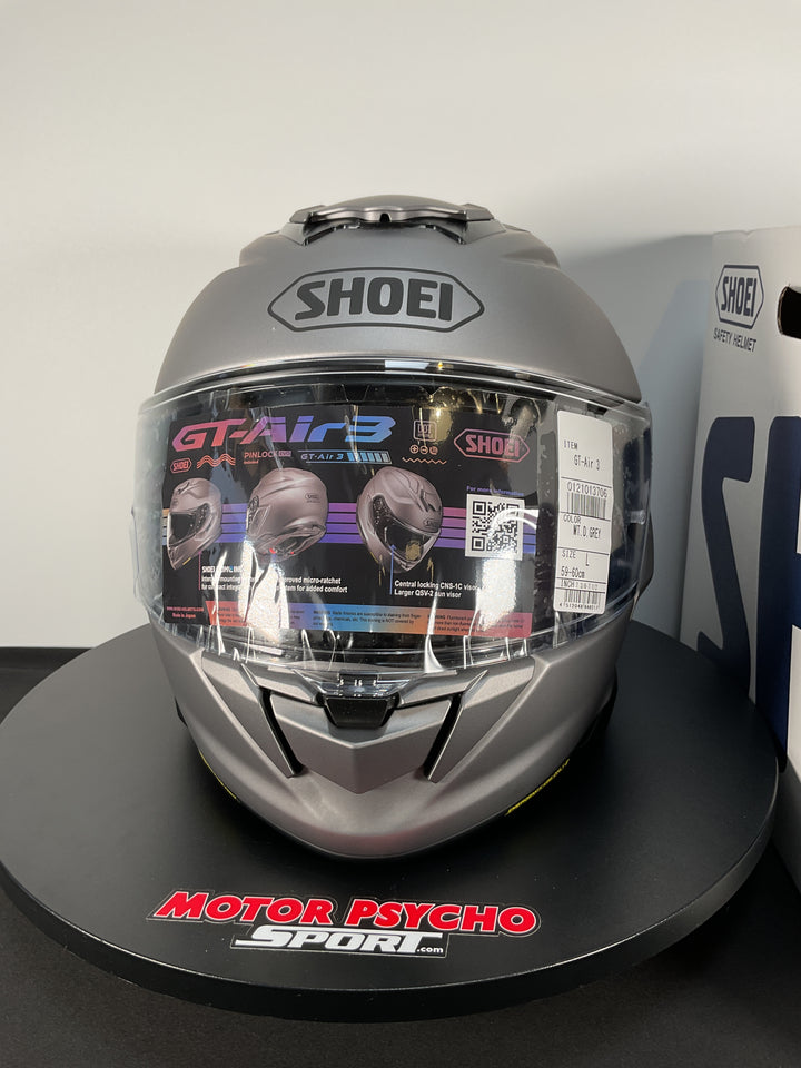 Shoei GT-Air 3 Helmet - Matte Deep Grey - Size Large - USED / OPEN BOX