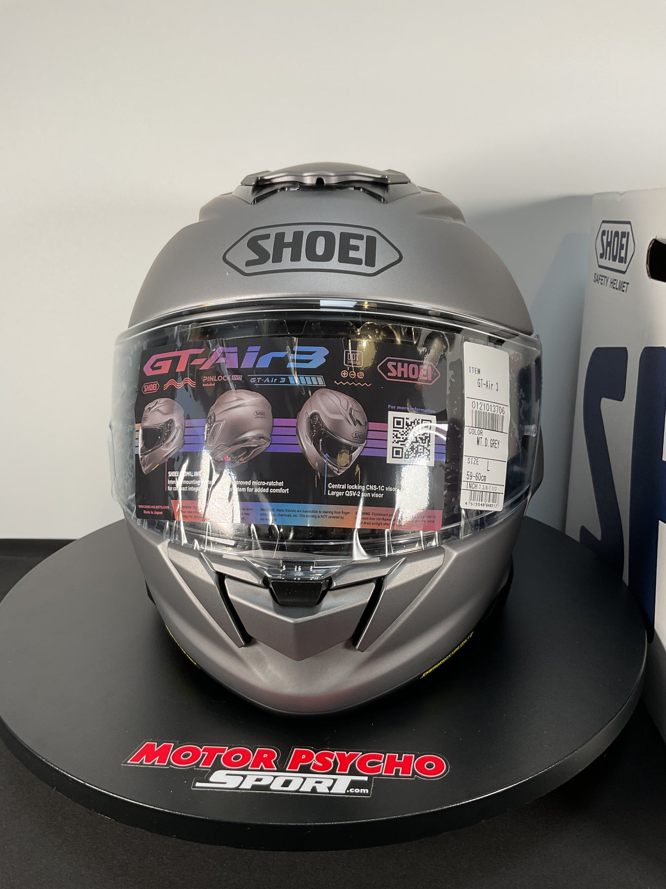 Shoei GT-Air 3 Helmet - Matte Deep Grey - Size Large
