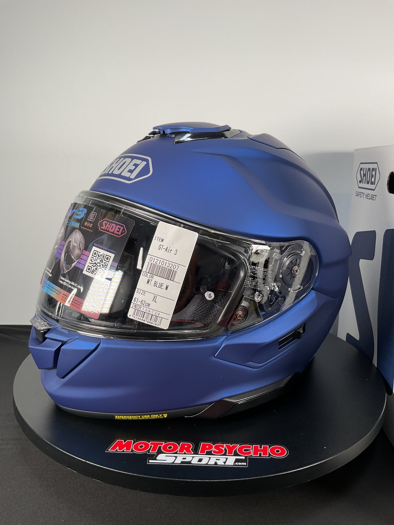 Shoei GT-Air 3 Helmet - Matte Blue - Size Extra Large