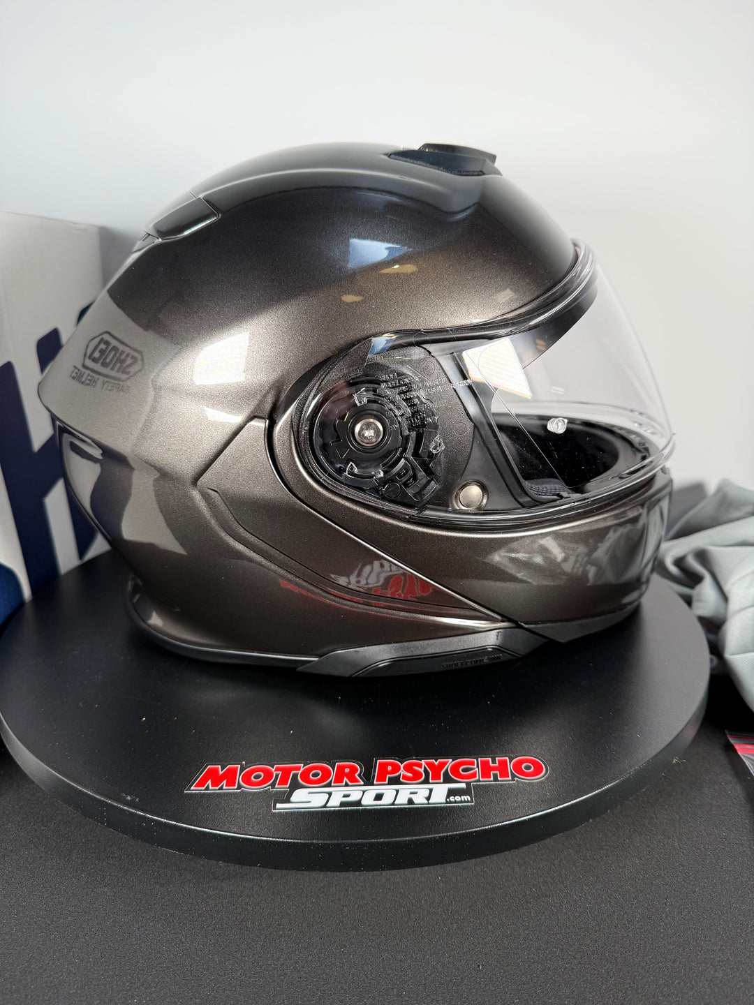 Shoei Neotec 3 Modular Helmet - Anthracite Metallic - Size M - USED GOOD