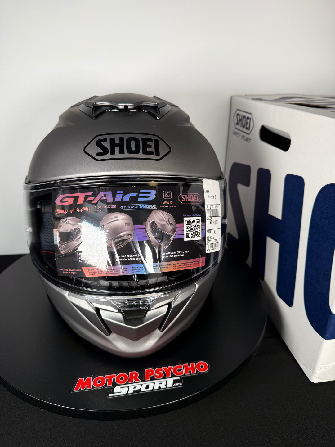 Shoei GT-Air 3 Helmet - Matte Deep Grey - Size XL - USED / OPEN BOX