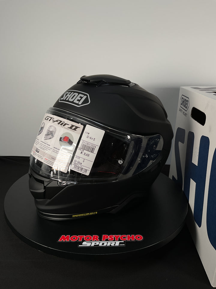 Shoei GT-Air II Helmet - Matte Black - Size Small - Used Like New