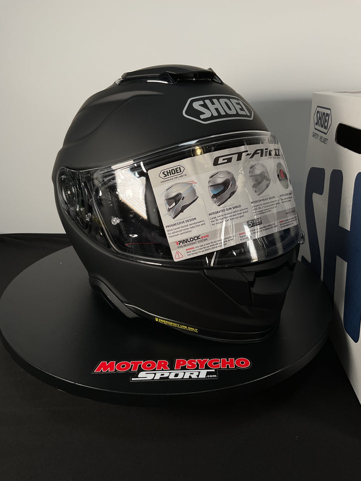 Shoei GT-Air II Helmet - Matte Black - Size Small - Used Like New