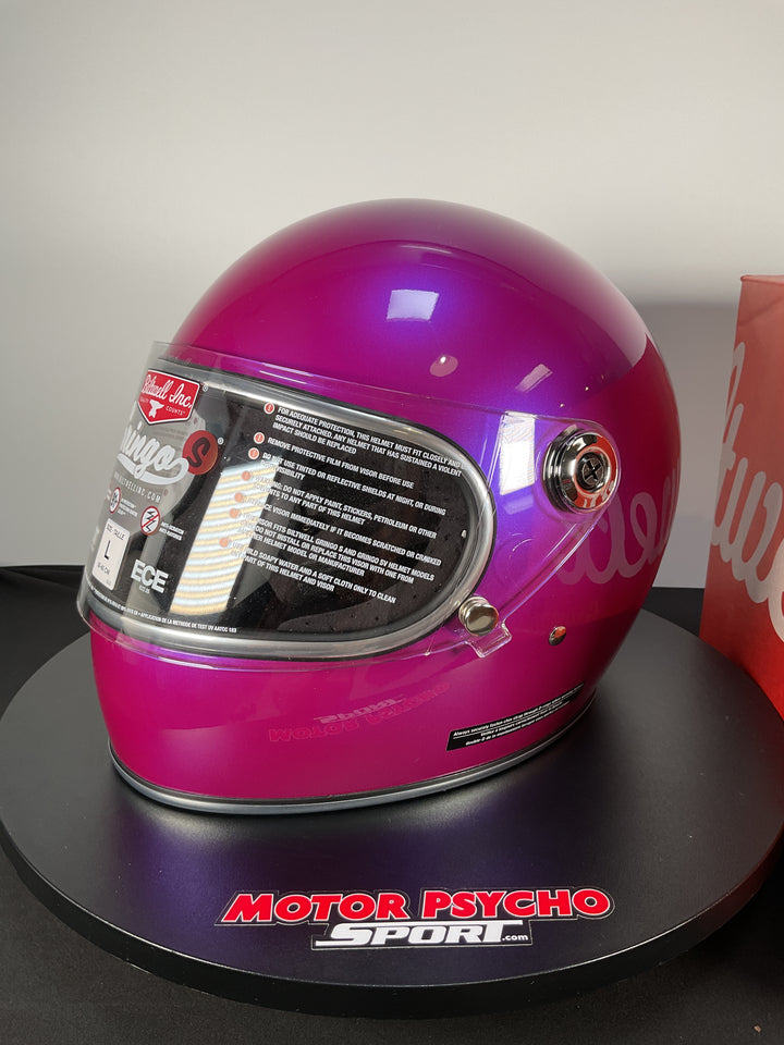 Biltwell Gringo SV ECE R22.06 Helmet - Metallic Grape - Size L - OPEN BOX