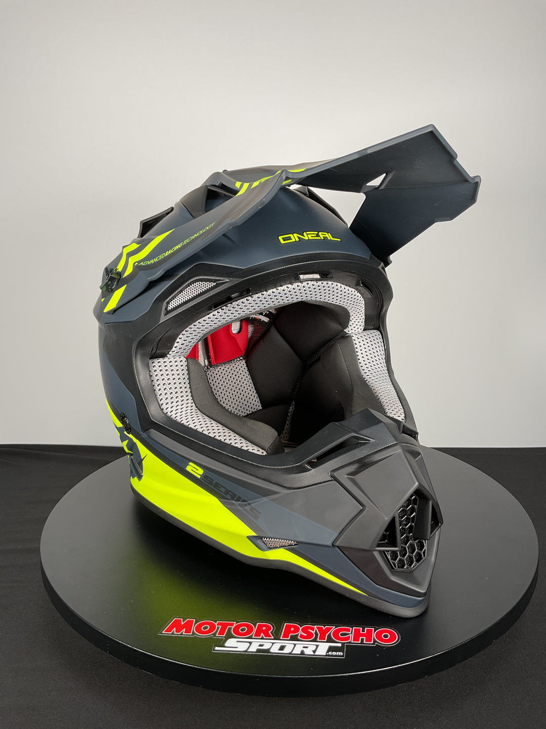 O'Neal 2 SRS Spyde Helmet Black/Hi-Viz - Size Large - Used Like New