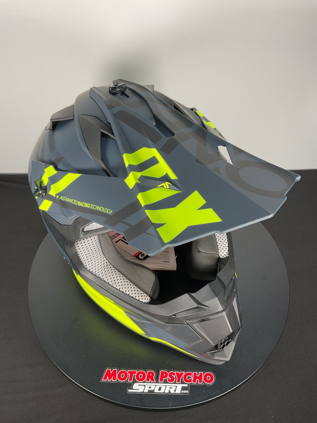 O'Neal 2 SRS Spyde Helmet Black/Hi-Viz - Size Large - Used Like New