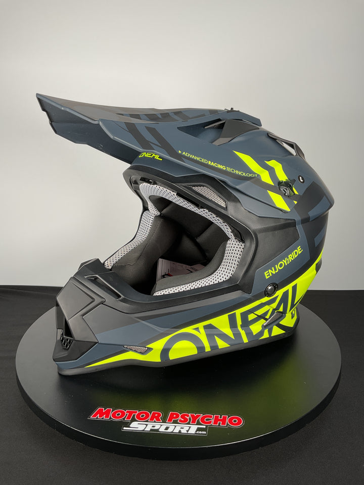 O'Neal 2 SRS Spyde Helmet Black/Hi-Viz - Size Large - Used Like New