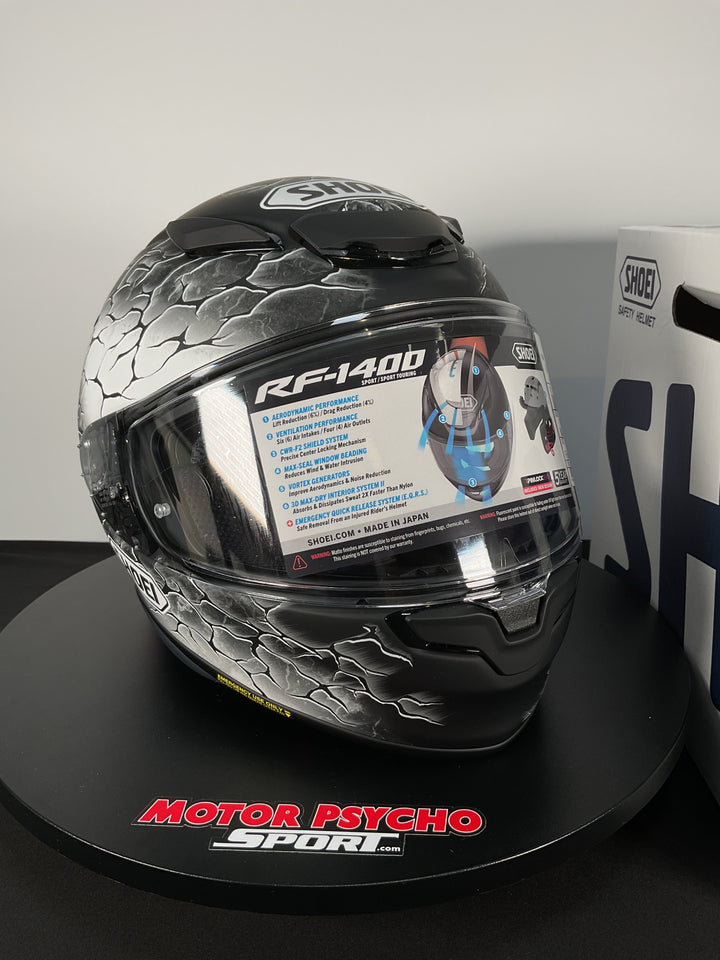 Shoei RF-1400 Gleam Helmet - TC-5 - Size Medium - Used Like New