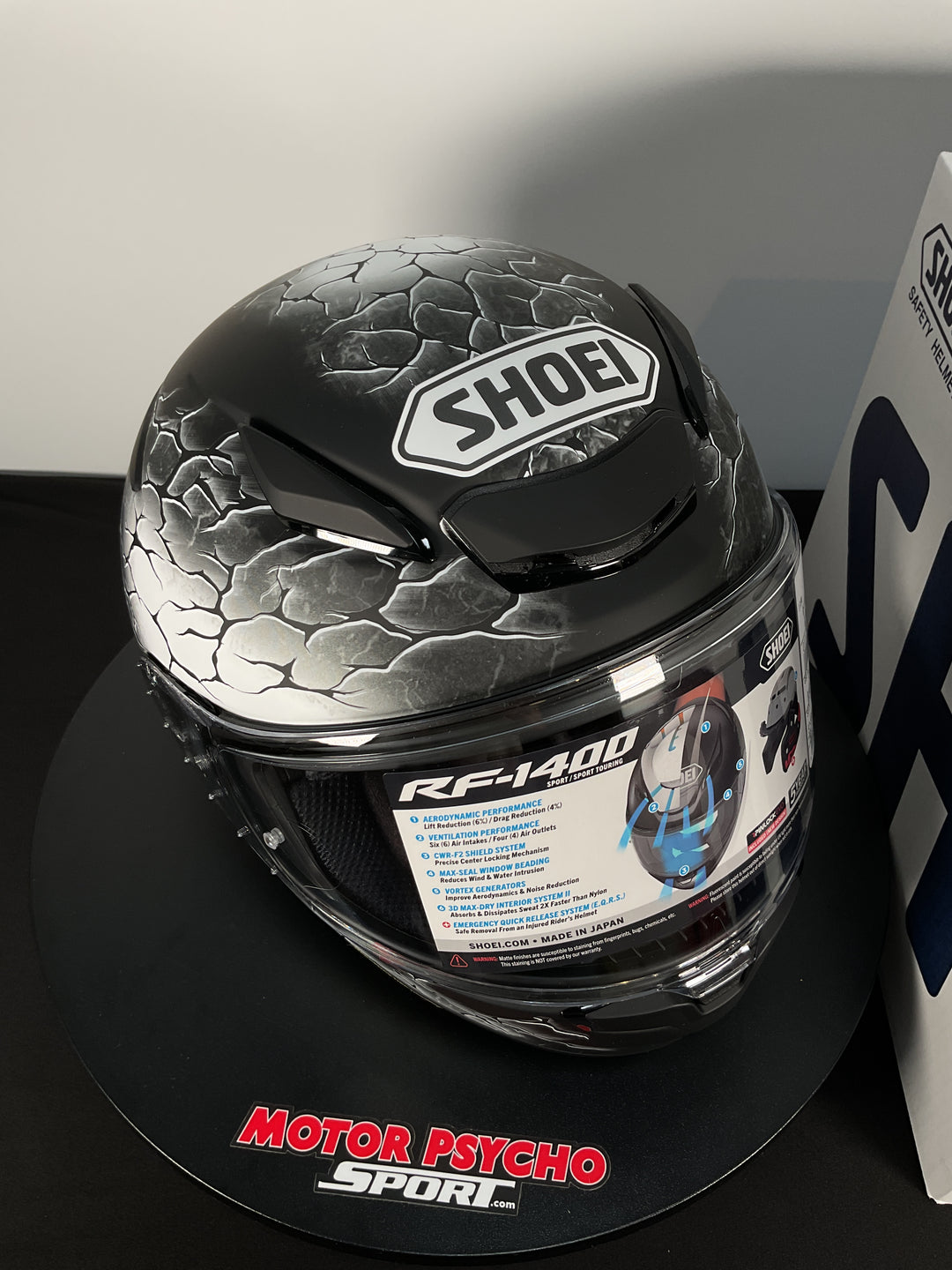 Shoei RF-1400 Gleam Helmet - TC-5 - Size Medium - Used Like New