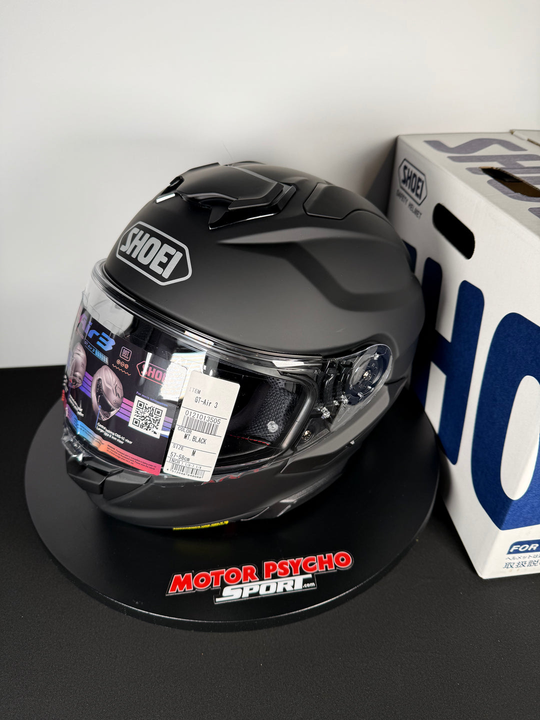 Shoei GT-Air 3 Helmet - Matte Black - Size Medium - USED / OPEN BOX