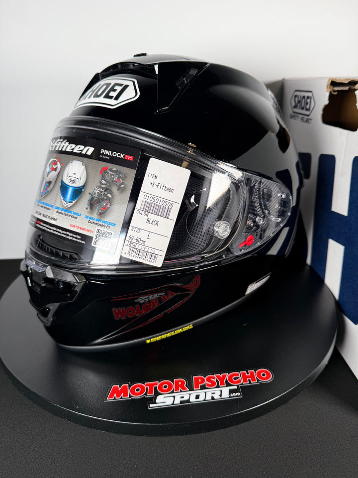 Shoei X-15 Helmet - Gloss Black - Size Large - USED / OPEN BOX #2