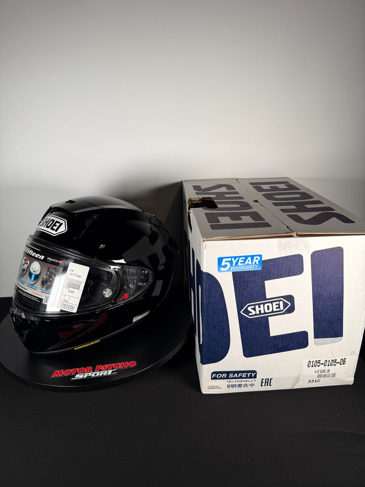 Shoei X-15 Helmet - Gloss Black - Size Large - USED / OPEN BOX #2