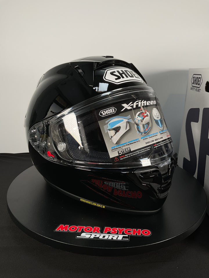 Shoei X-15 Helmet - Gloss Black - Size M - USED / OPEN BOX