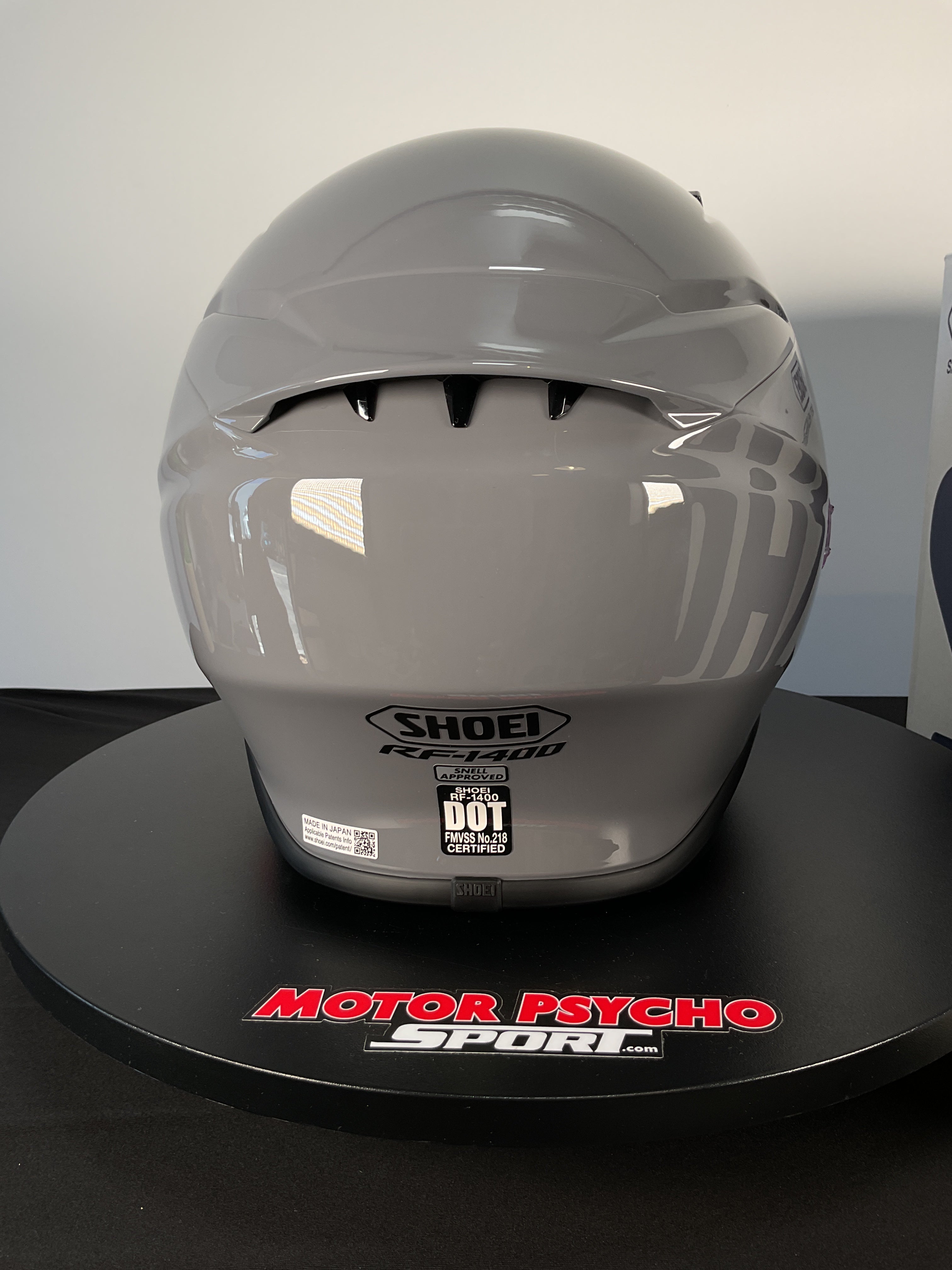 Shoei RF-1400 Helmet - Gloss Basalt Gray - Size Small - USED