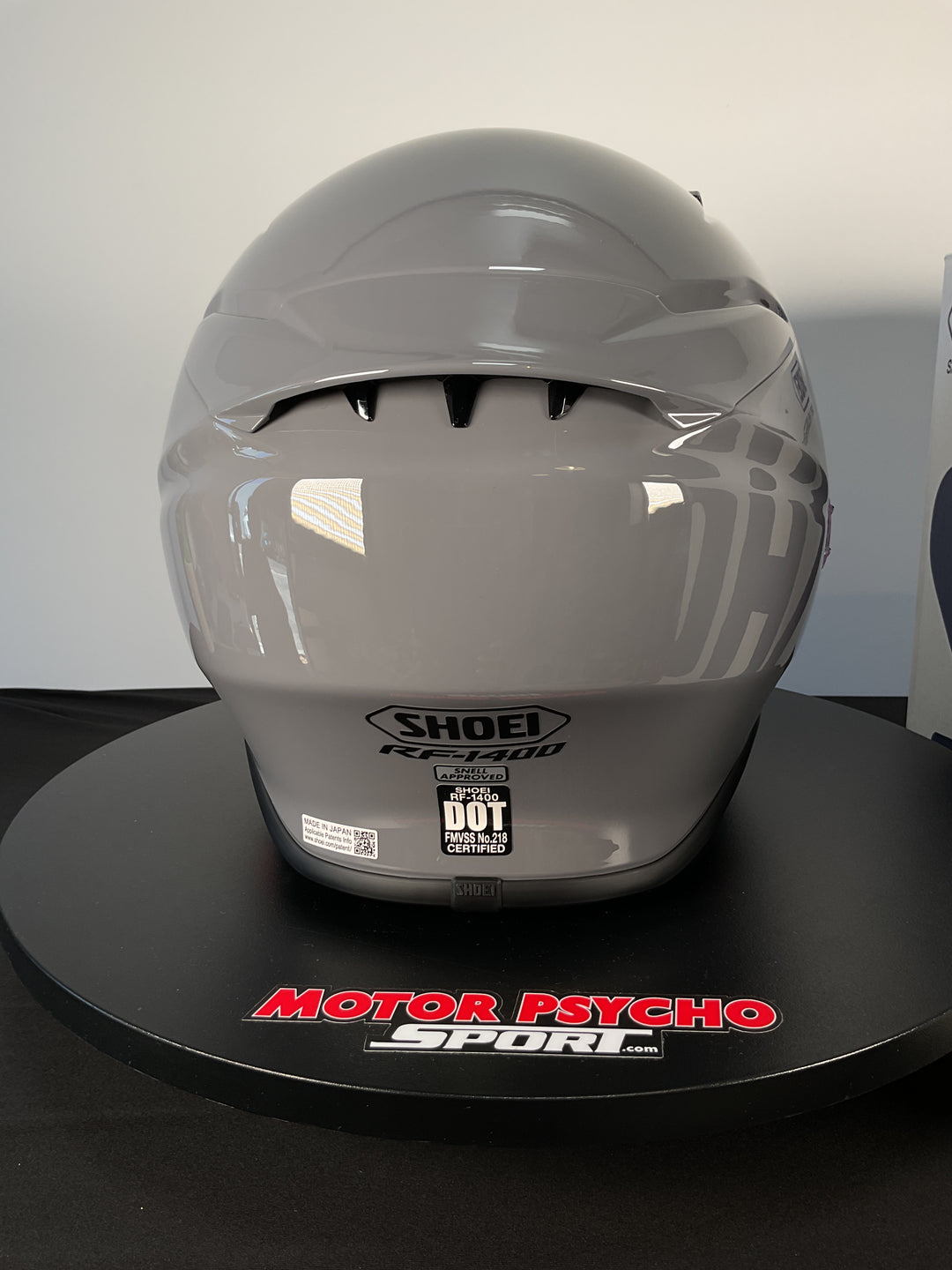 Shoei RF-1400 Helmet - Gloss Basalt Gray - Size Small - USED / OPEN BOX