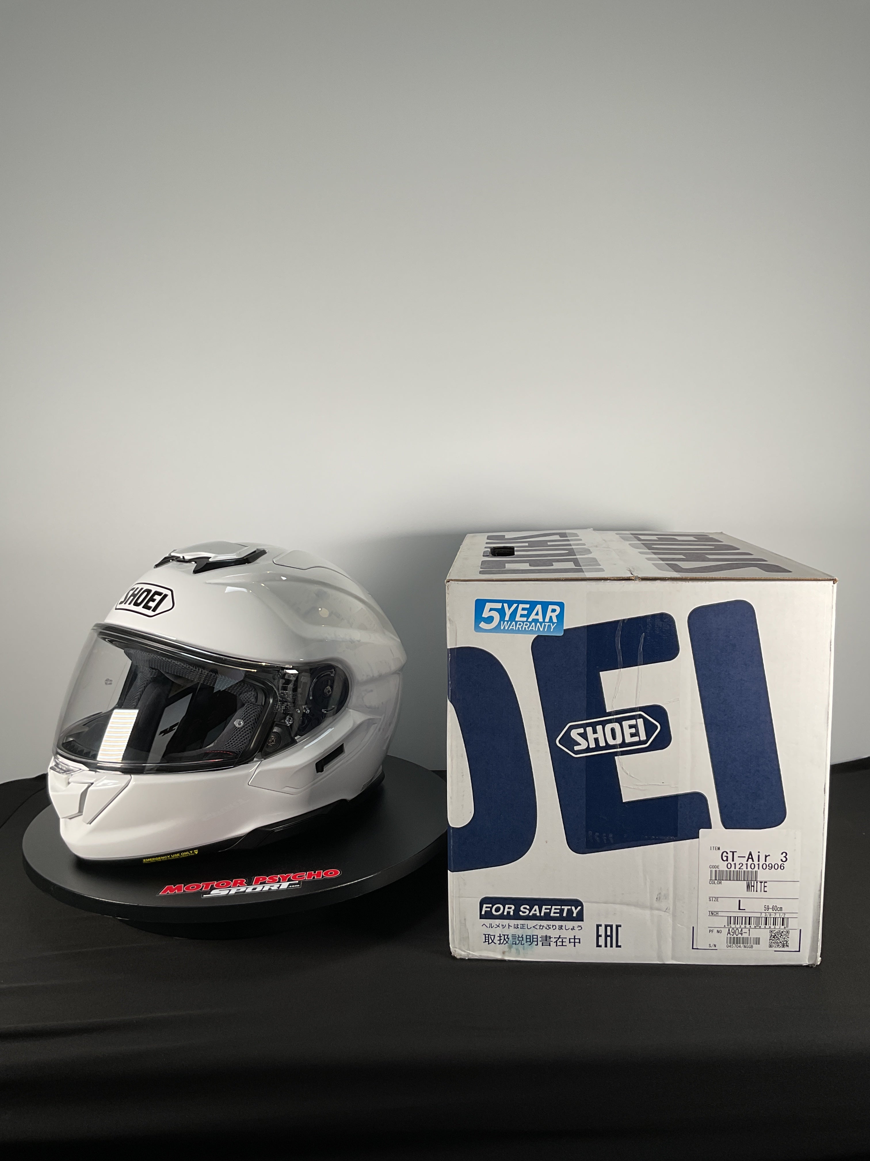 Shoei GT-Air 3 Helmet - Gloss White - Size Large - USED FAIR