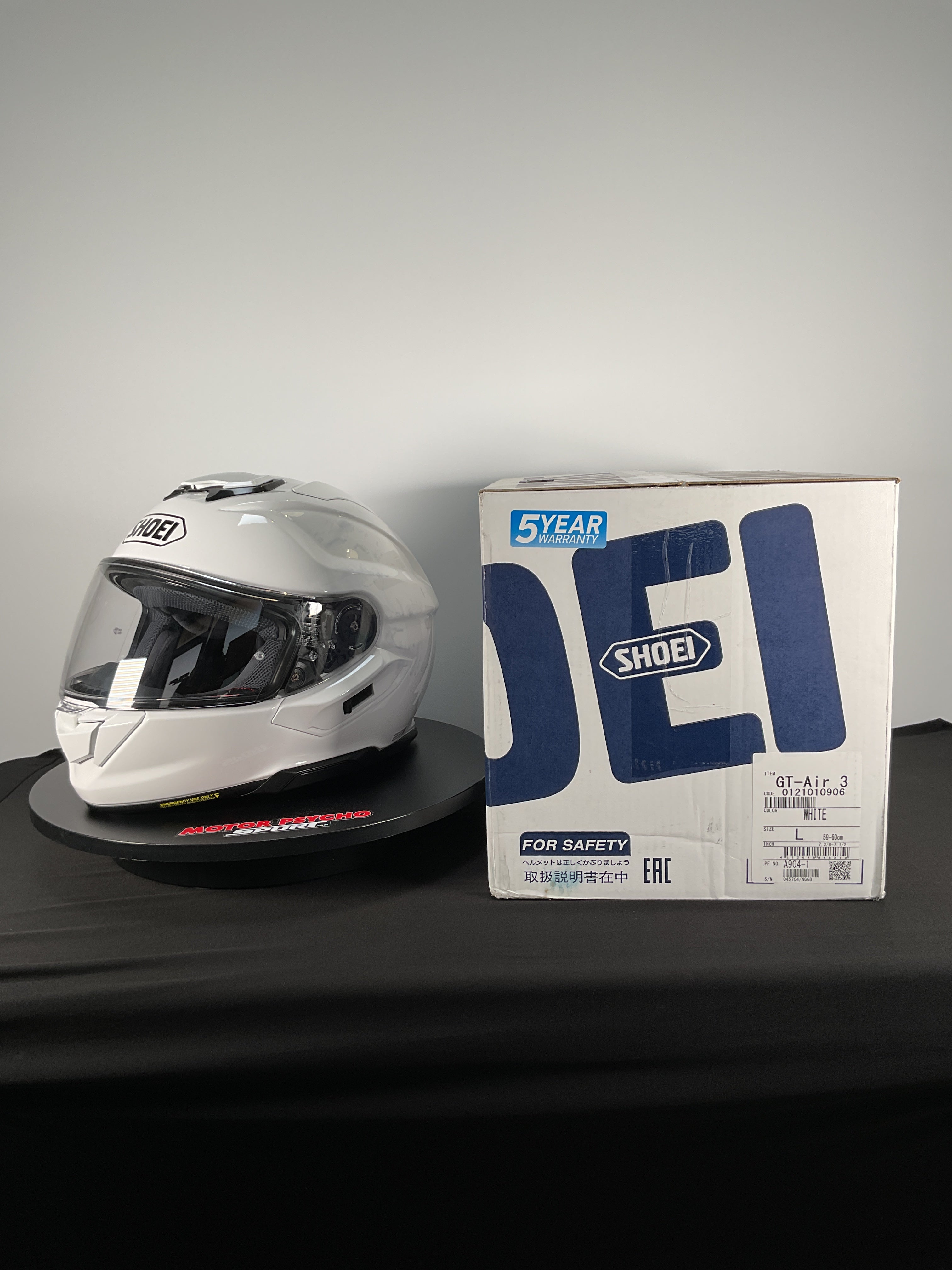 Shoei GT-Air 3 Helmet - Gloss White - Size Large - USED FAIR