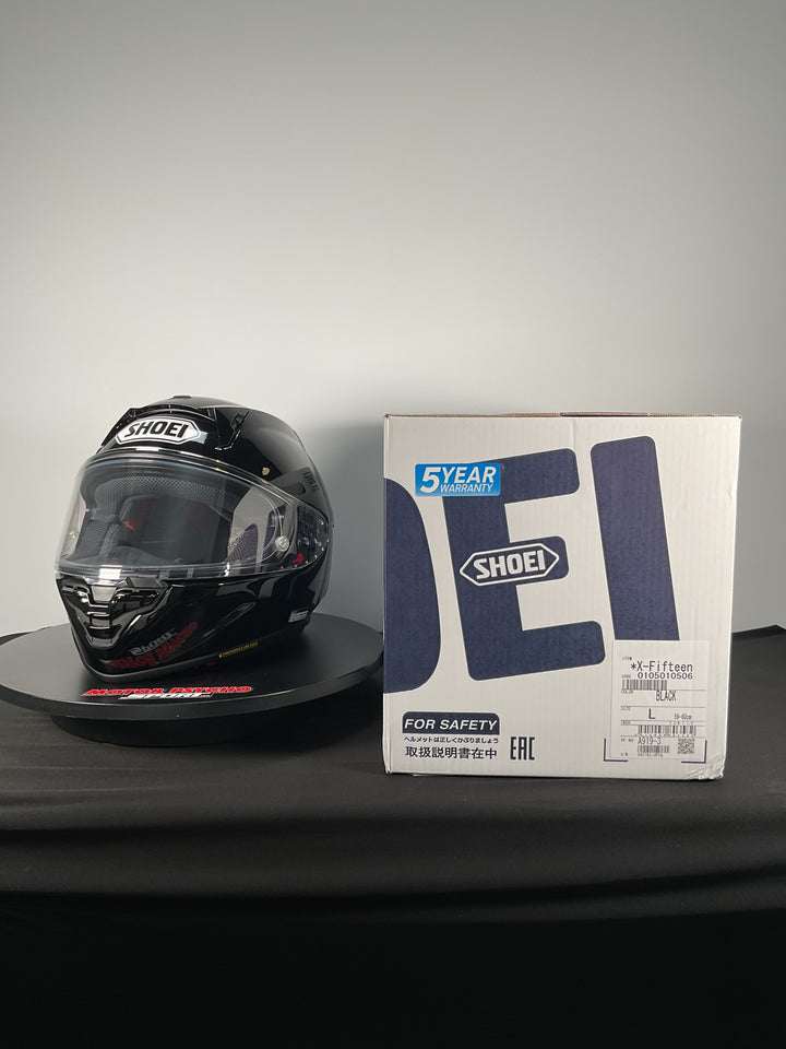 Shoei X-15 Helmet - Gloss Black - OPEN BOX - Size Large