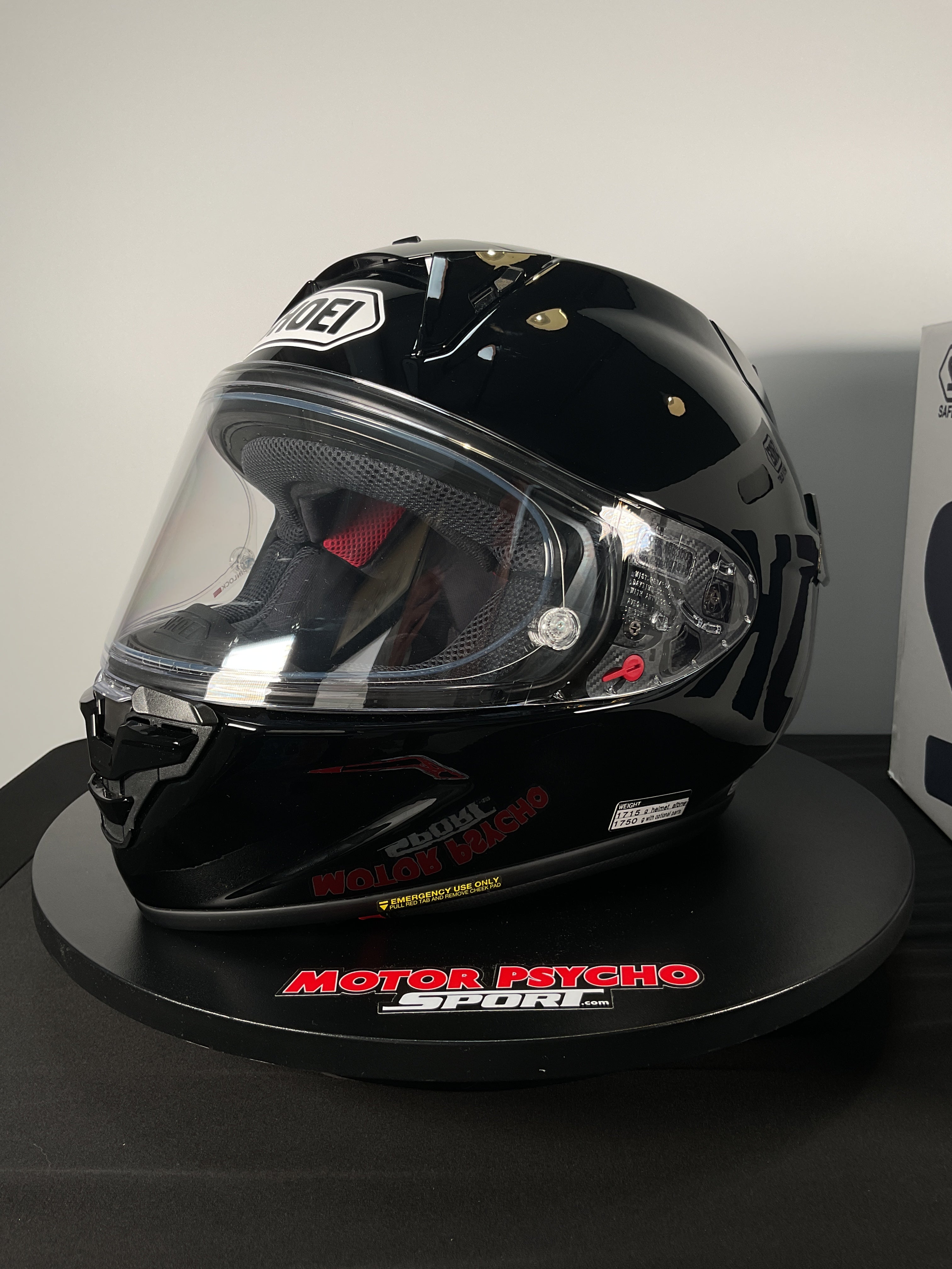 Shoei X-15 Helmet - Gloss Black - OPEN BOX - Size Large – Motor