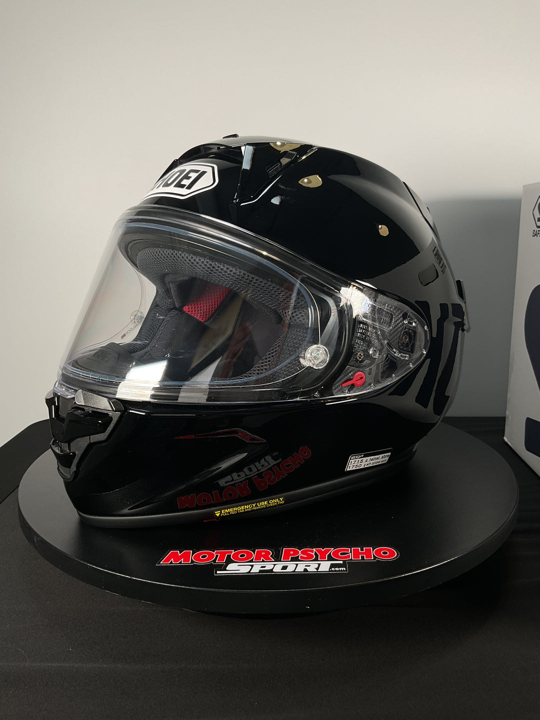 Shoei X-15 Helmet - Gloss Black - OPEN BOX - Size Large
