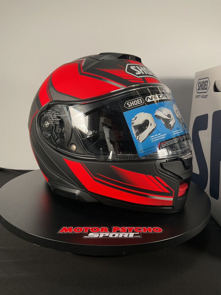 Shoei Neotec 3 Grasp Modular Helmet - TC-1 Black/Red - OPEN BOX - Size Large