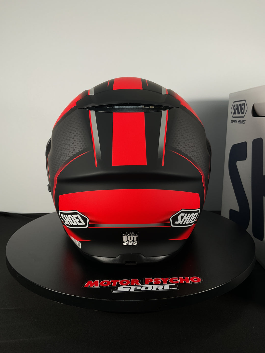 Shoei Neotec 3 Grasp Modular Helmet - TC-1 Black/Red - OPEN BOX - Size Large