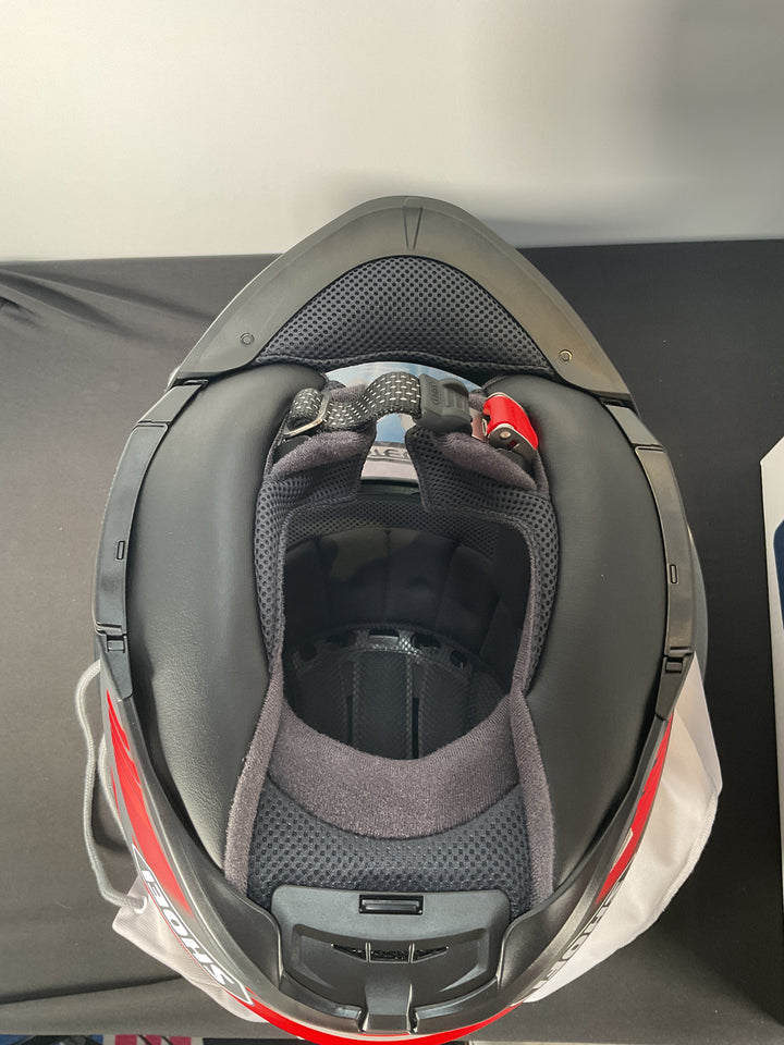 Shoei Neotec 3 Grasp Modular Helmet - TC-1 Black/Red - OPEN BOX - Size Large