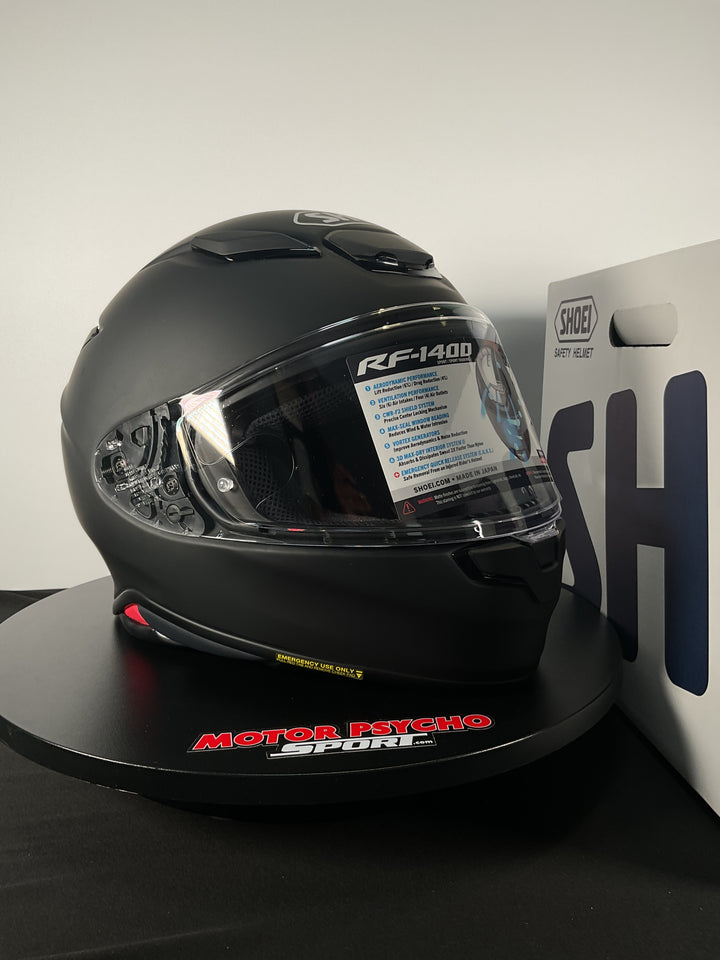 Shoei RF-1400 Helmet - Matte Black - OPEN BOX - Size XXL