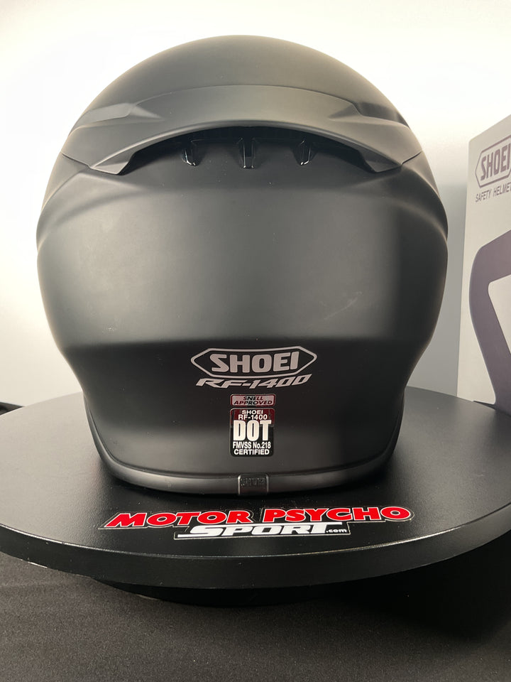 Shoei RF-1400 Helmet - Matte Black - OPEN BOX - Size XXL