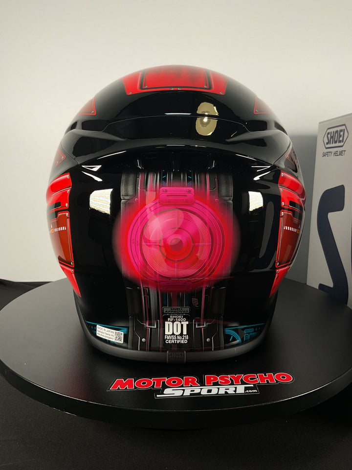 SHOEI RF-1400 Fortress TC-1 Red/Black Helmet - SIZE XL- OPEN BOX