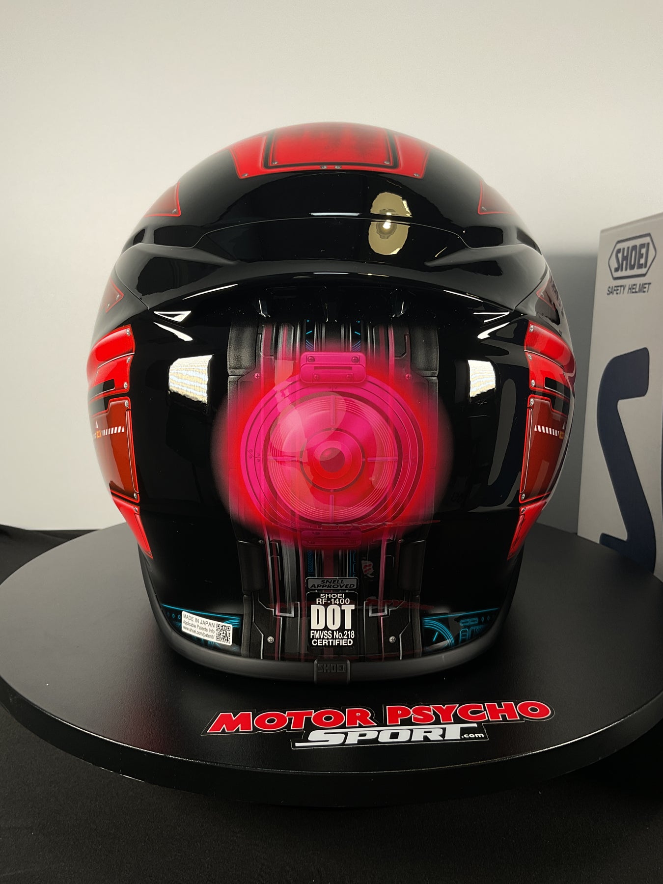 flash helmet hjc SHOEI RF-1400 Fortress TC-1 Red/Black Helmet