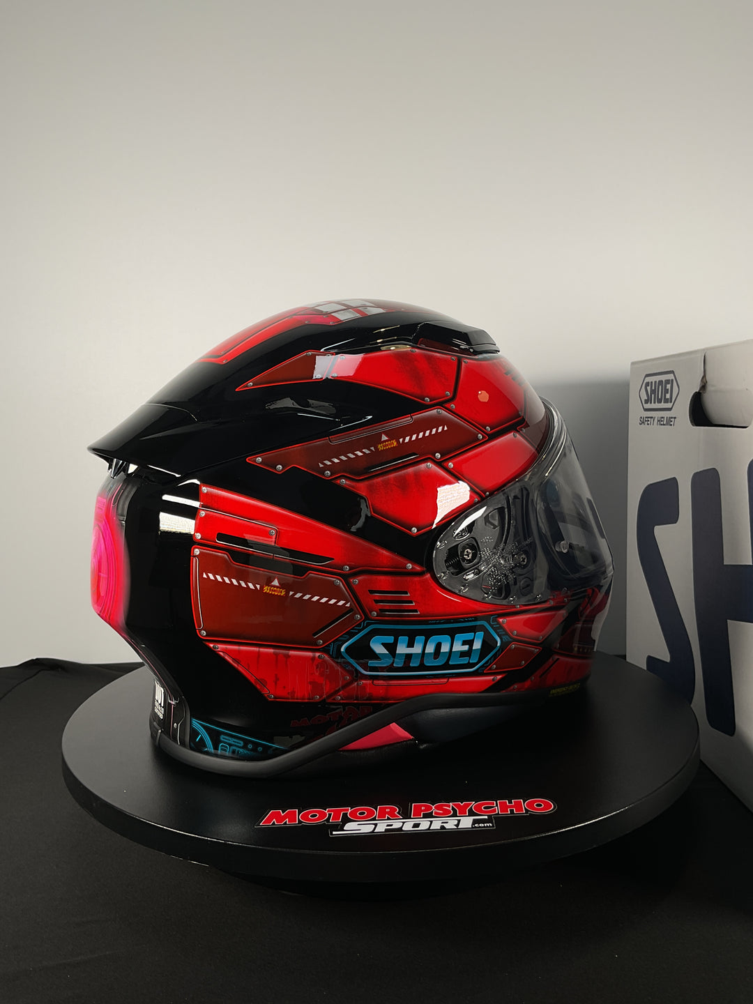 SHOEI RF-1400 Fortress TC-1 Red/Black Helmet - SIZE XL- OPEN BOX