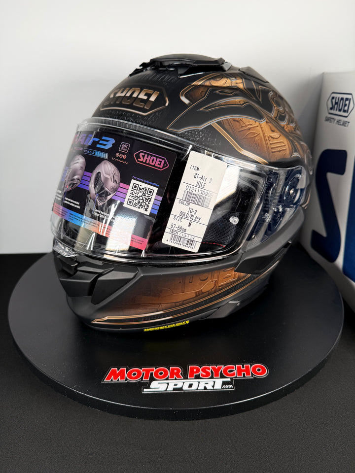 Shoei GT-Air 3 Nile Helmet - TC-9 Black/Copper - Size Medium - USED / OPEN BOX