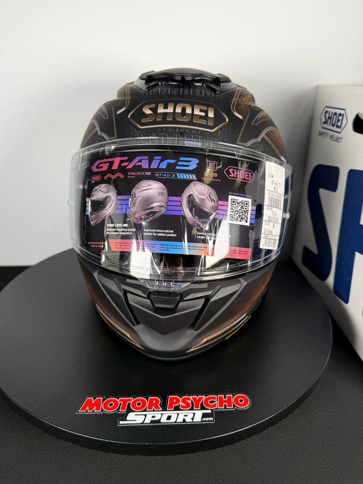 Shoei GT-Air 3 Nile Helmet - TC-9 Black/Copper - Size Medium - USED / OPEN BOX
