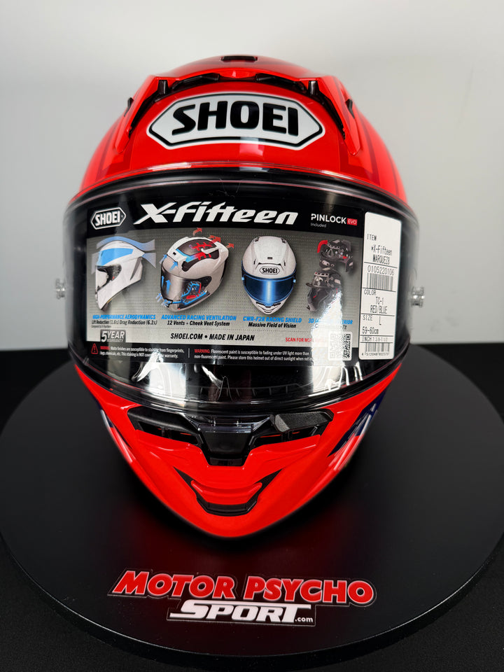 Shoei X-15 Marquez 8 Helmet - TC-1 - Size Large