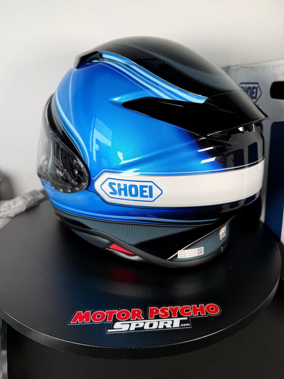 Shoei RF-1400 Sheen Helmet - TC-2 Blue/Black - Size Large - USED / OPEN BOX