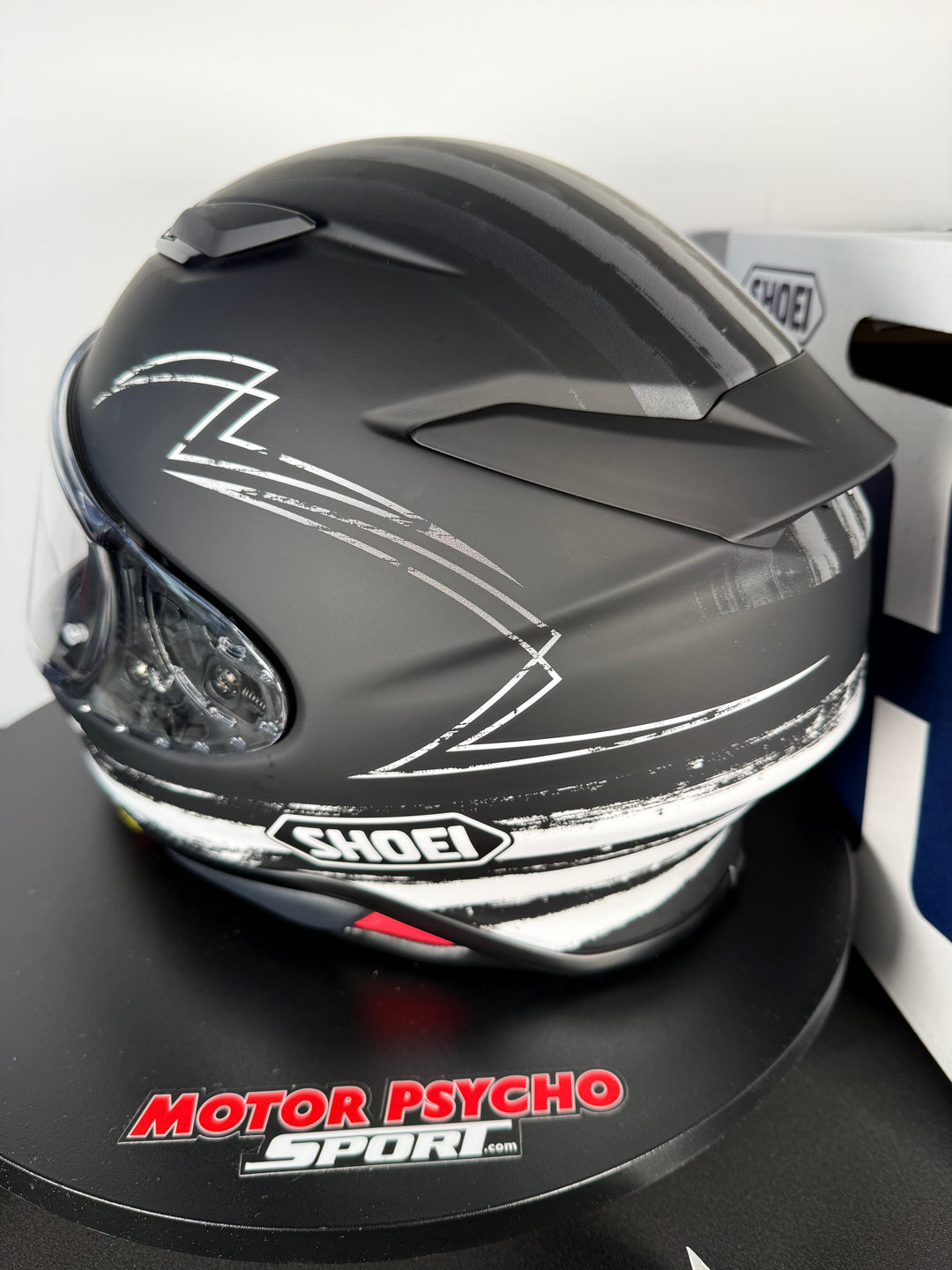 Shoei RF-1400 Dedicated 2 Helmet Matte TC-5 Black/White - Size Large - USED / OPEN BOX