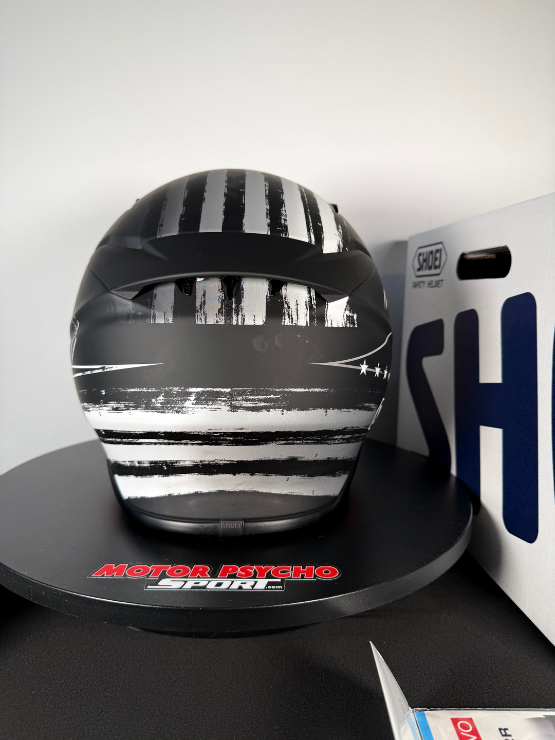 Shoei RF-1400 Dedicated 2 Helmet Matte TC-5 Black/White - Size Large - USED / OPEN BOX