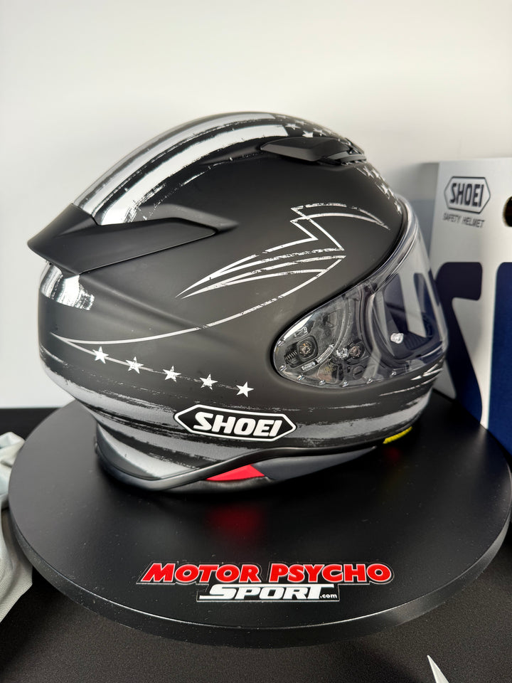 Shoei RF-1400 Dedicated 2 Helmet Matte TC-5 Black/White - Size Large - USED / OPEN BOX