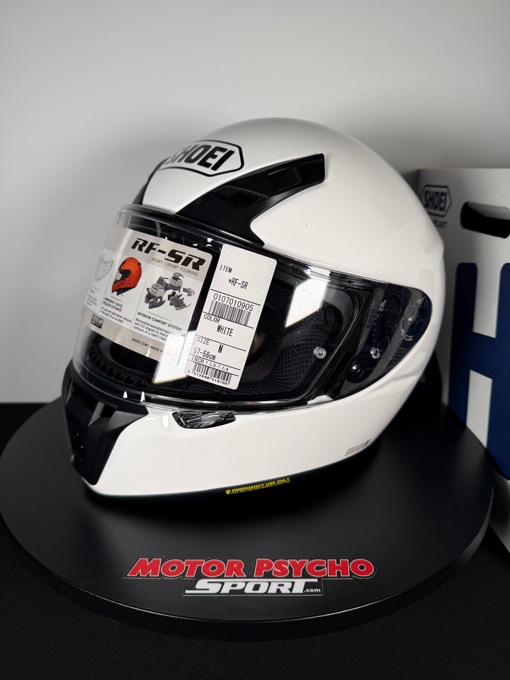 Shoei RF-SR Helmet - White - Size Medium - USED / OPEN BOX