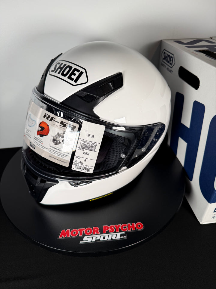Shoei RF-SR Helmet - White - Size Medium - USED / OPEN BOX