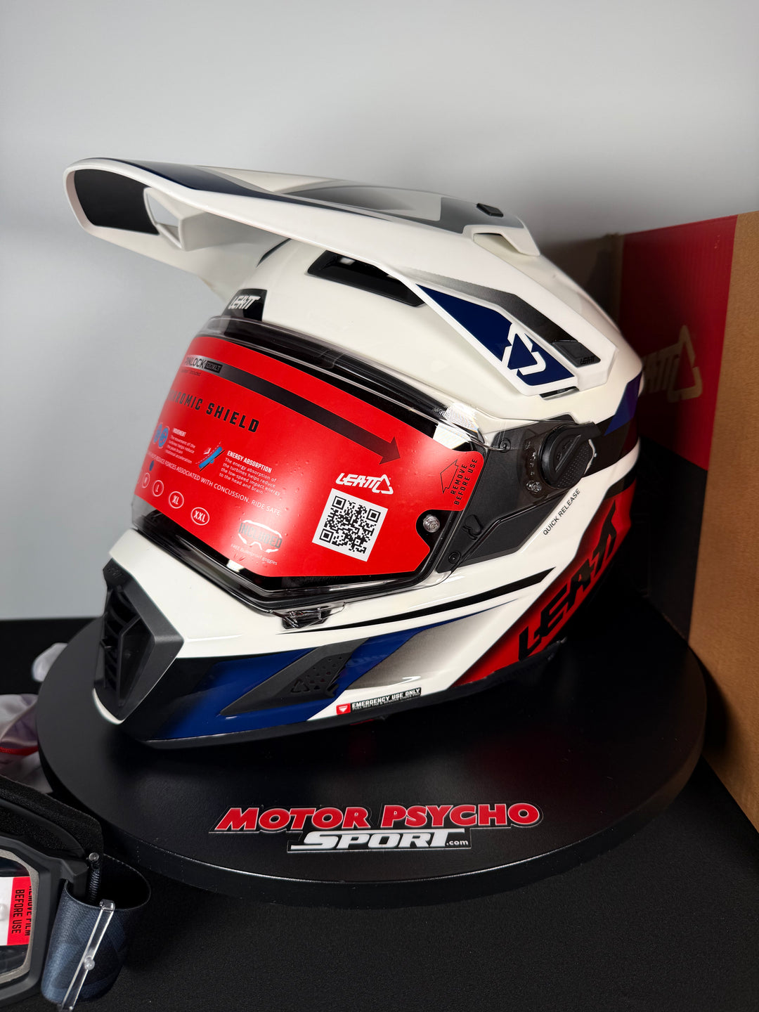 Leatt Helmet Kit ADV 8.5 V25 Royal - Size Medium - OPEN BOX