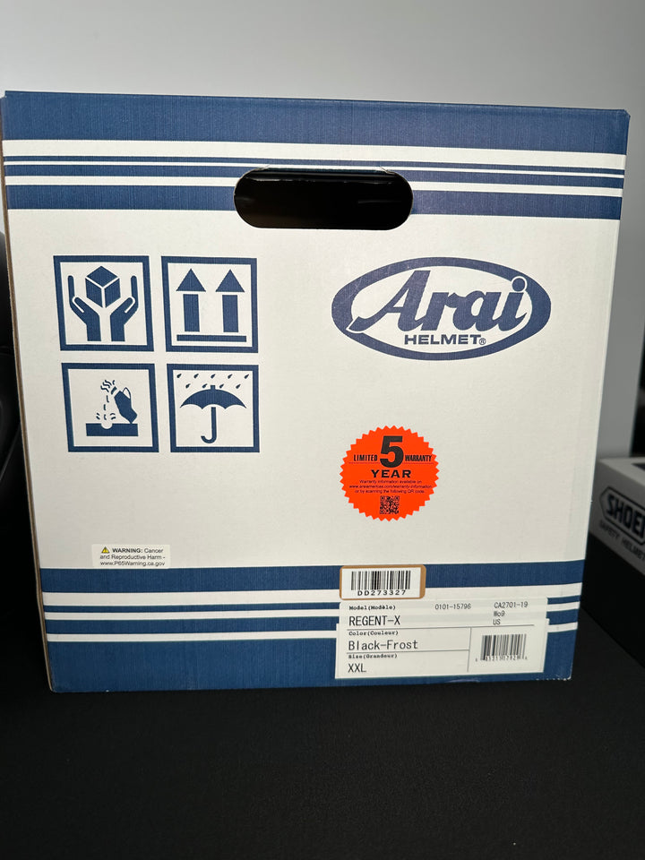 Arai Regent-X Helmet - Black Frost - Size 2XL - OPEN BOX