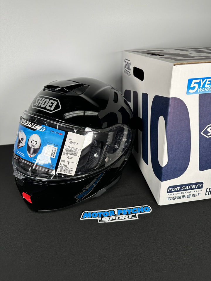 Shoei Neotec 3 Modular Helmet - Gloss Black - Size Medium - USED / OPEN BOX