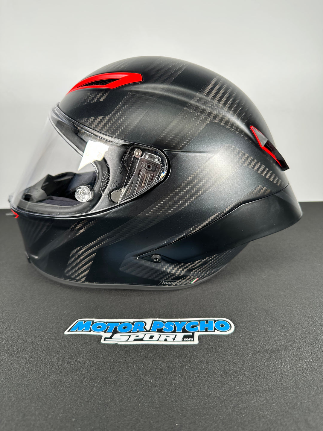 agv f1 helmet AGV Pista GP RR Performante Helmet - Matte Carbon/Black/Red