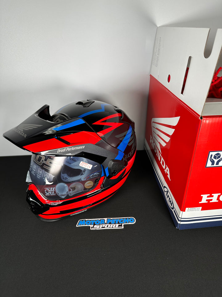 Arai XD-5 Helmet - Africa Twin - Red - Size Large - OPEN BOX