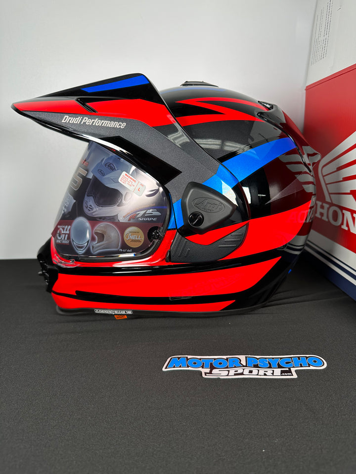 Arai XD-5 Helmet - Africa Twin - Red - Size Large - OPEN BOX