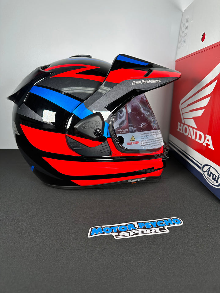 Arai XD-5 Helmet - Africa Twin - Red - Size Large - OPEN BOX