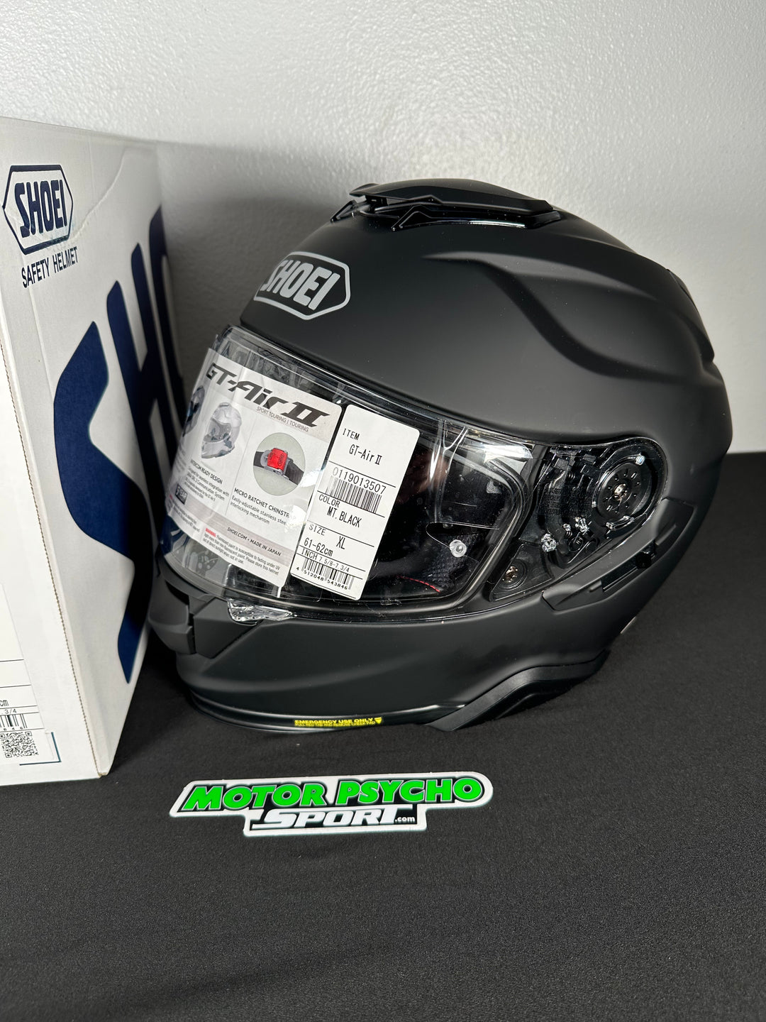 Shoei GT-Air II Helmet - Matte Black - Size XL - USED / OPEN BOX