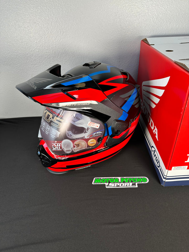 Arai XD-5 Helmet - Africa Twin - Red - Size MD - OPEN BOX